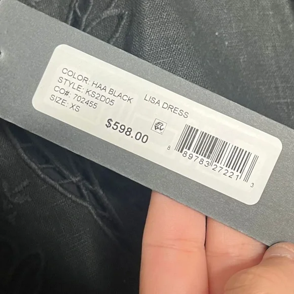 Kobi Halperin Lisa Dress Embroidered Linen Blend Lace Sheath Size XS - Picture 5 of 7